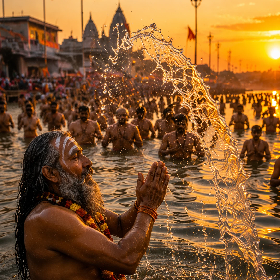 Sacred rituals and pilgrims at Nashik Kumbh