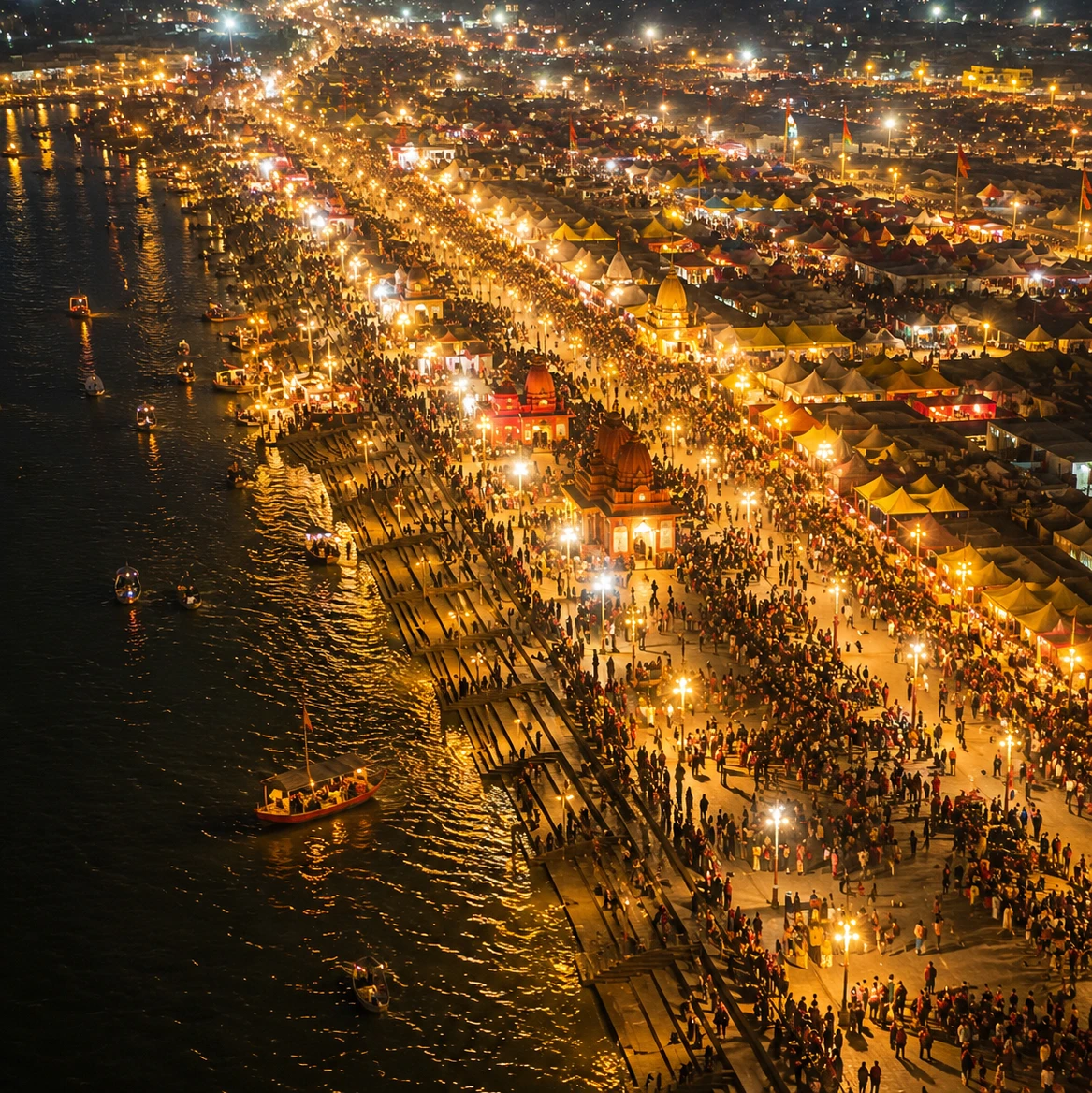 Shahi Snan procession at Nashik Kumbh