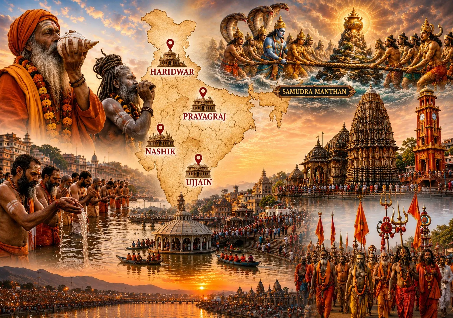 Samudra Manthan and Kumbh Mela